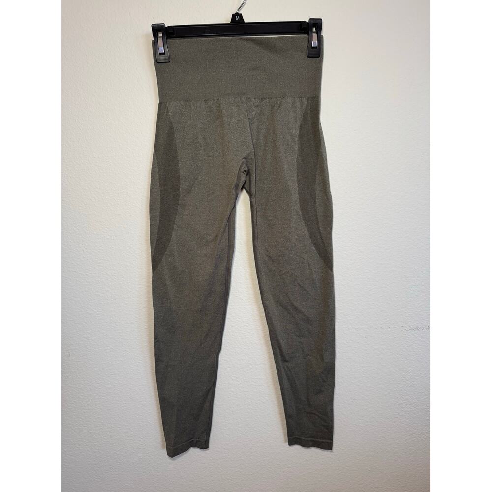 NVGTN Grey workout Pants Spandex Compression Womens Leggings Size M